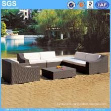 Outdoor Hotel Furniture Poly Rattan Sofa Set for Wholesale
